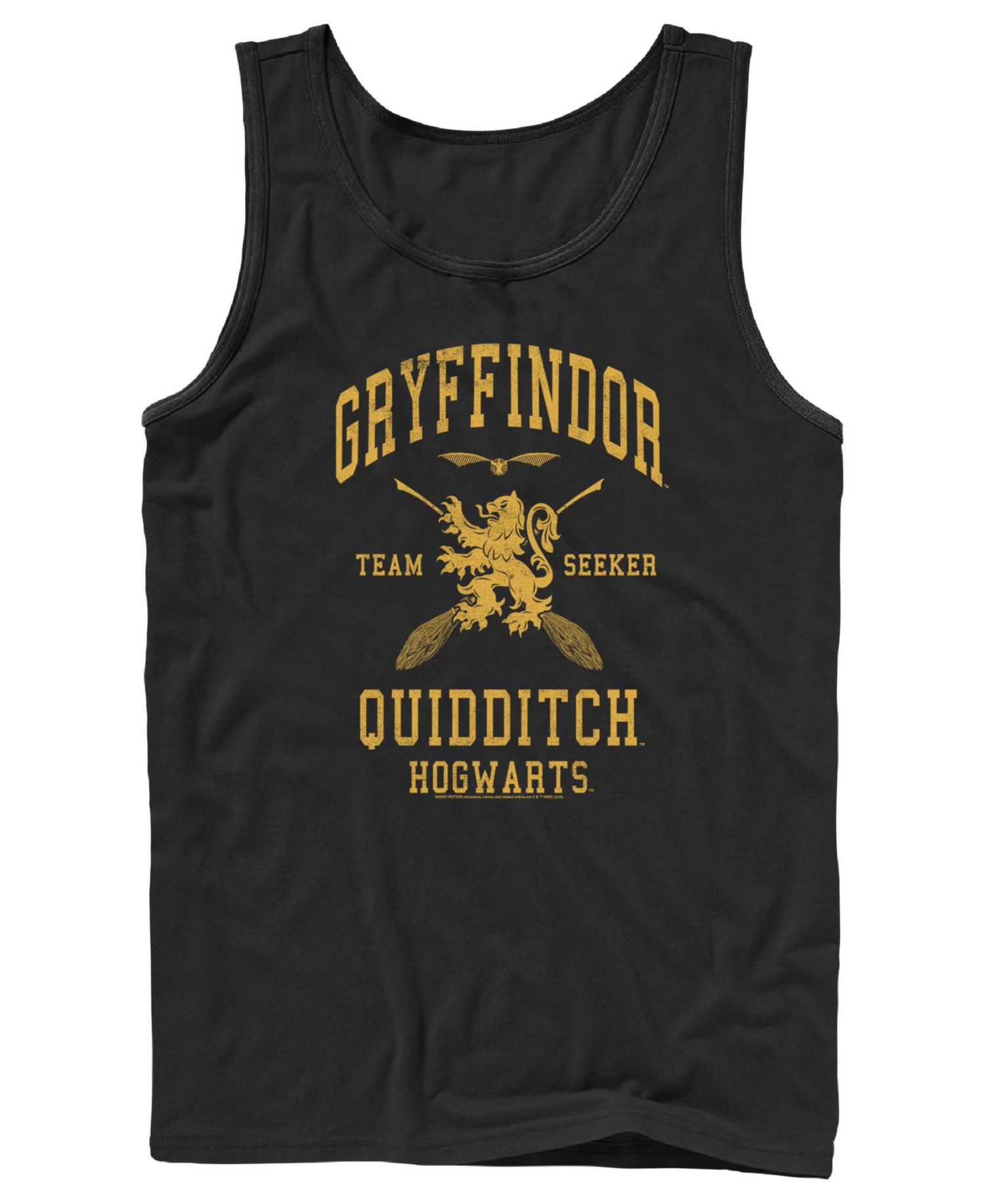 Men's Gryffindor Quidditch Seeker Hogwarts Graphic Tank Top