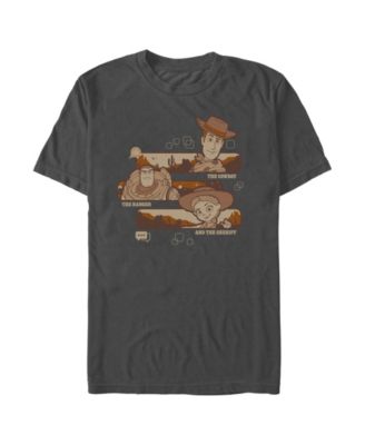 Men's Disney Pixar Toy Story Woody, Jessie and Bullseye Friendship Graphic T-Shirt