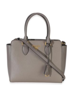 Argilla Saffiano Soft Calfskin Small Top Handle Tote