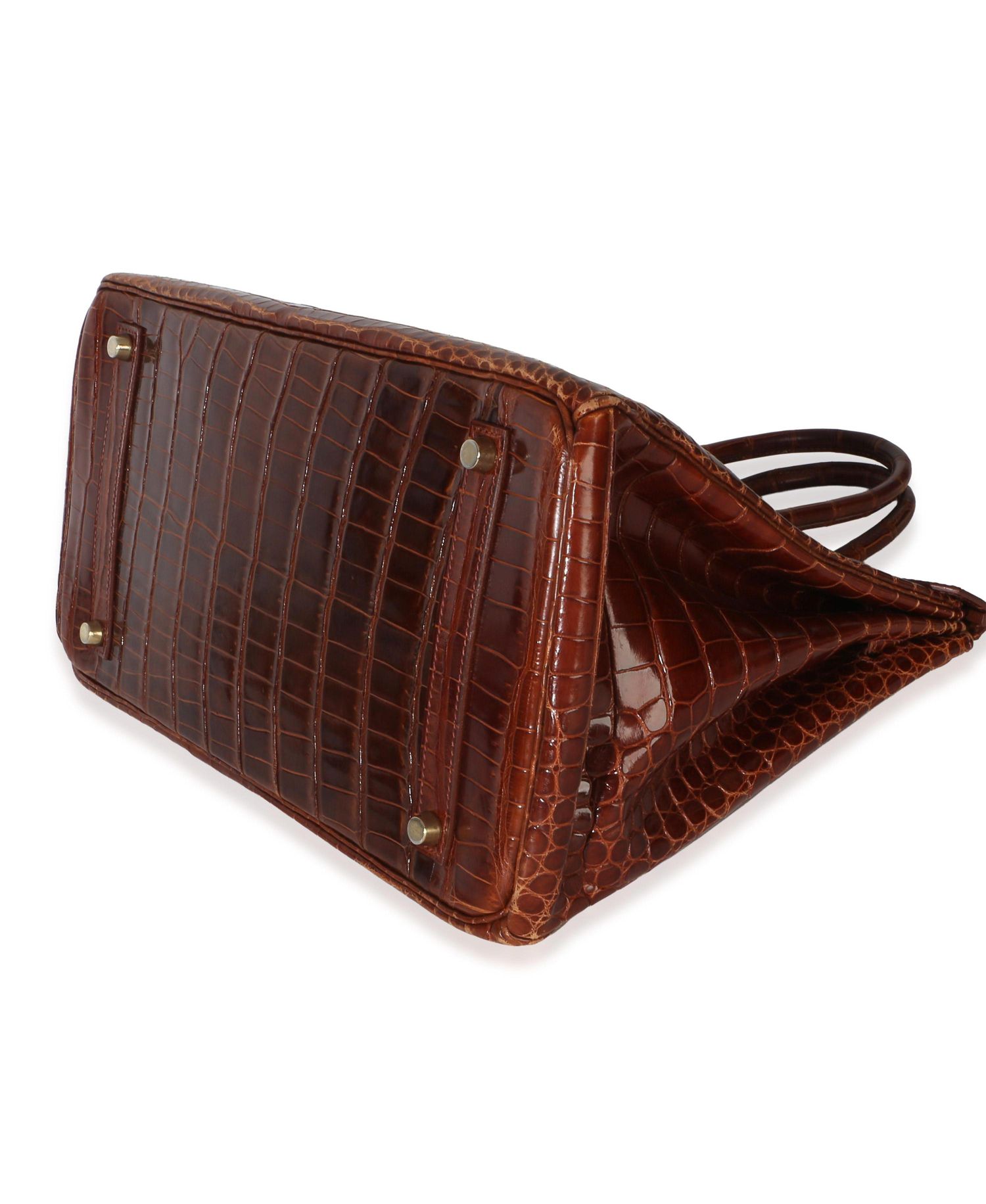 Miel Porosus Crocodile Birkin 35 GHW