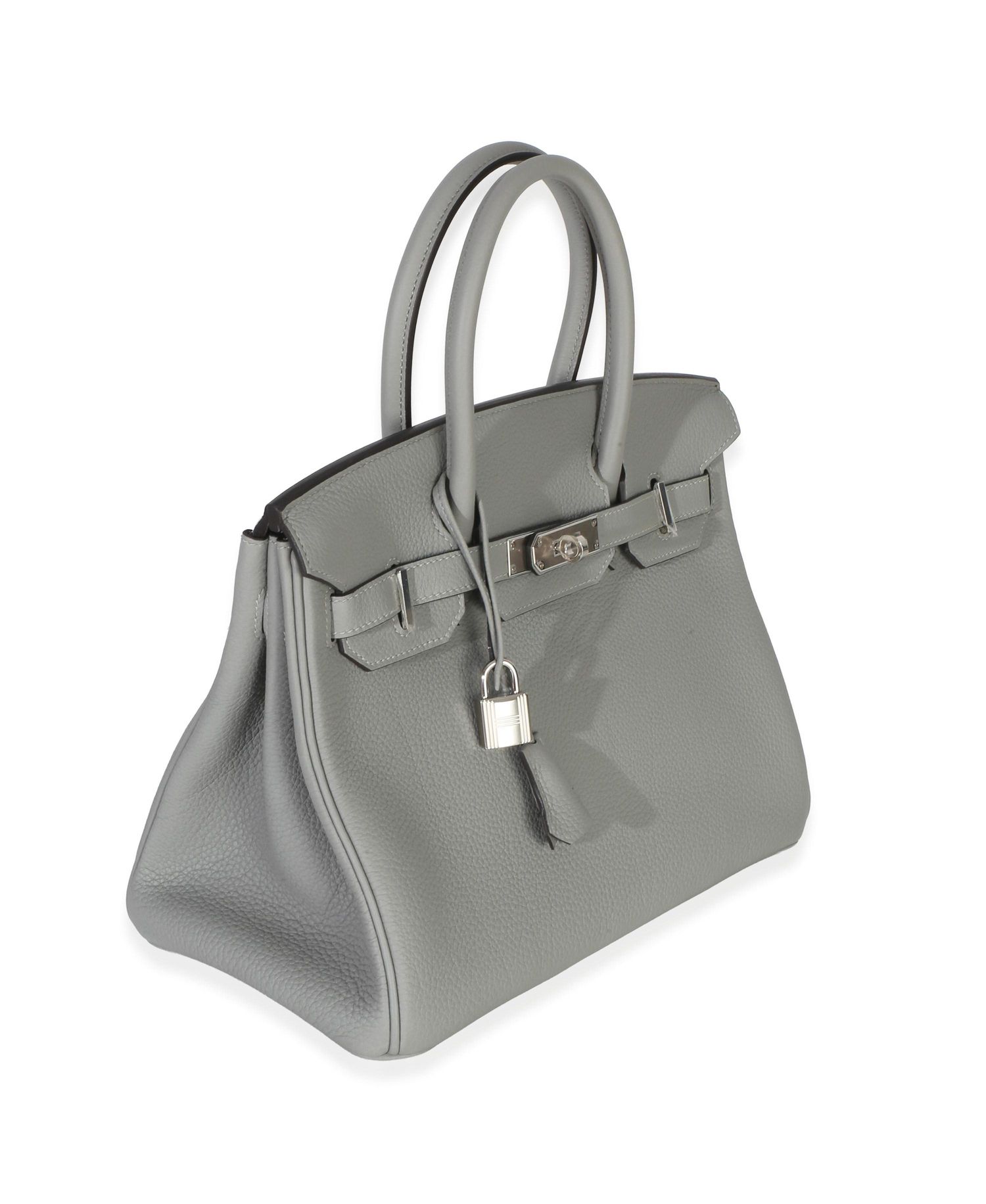 Togo Gris Mouette Birkin 30 PHW