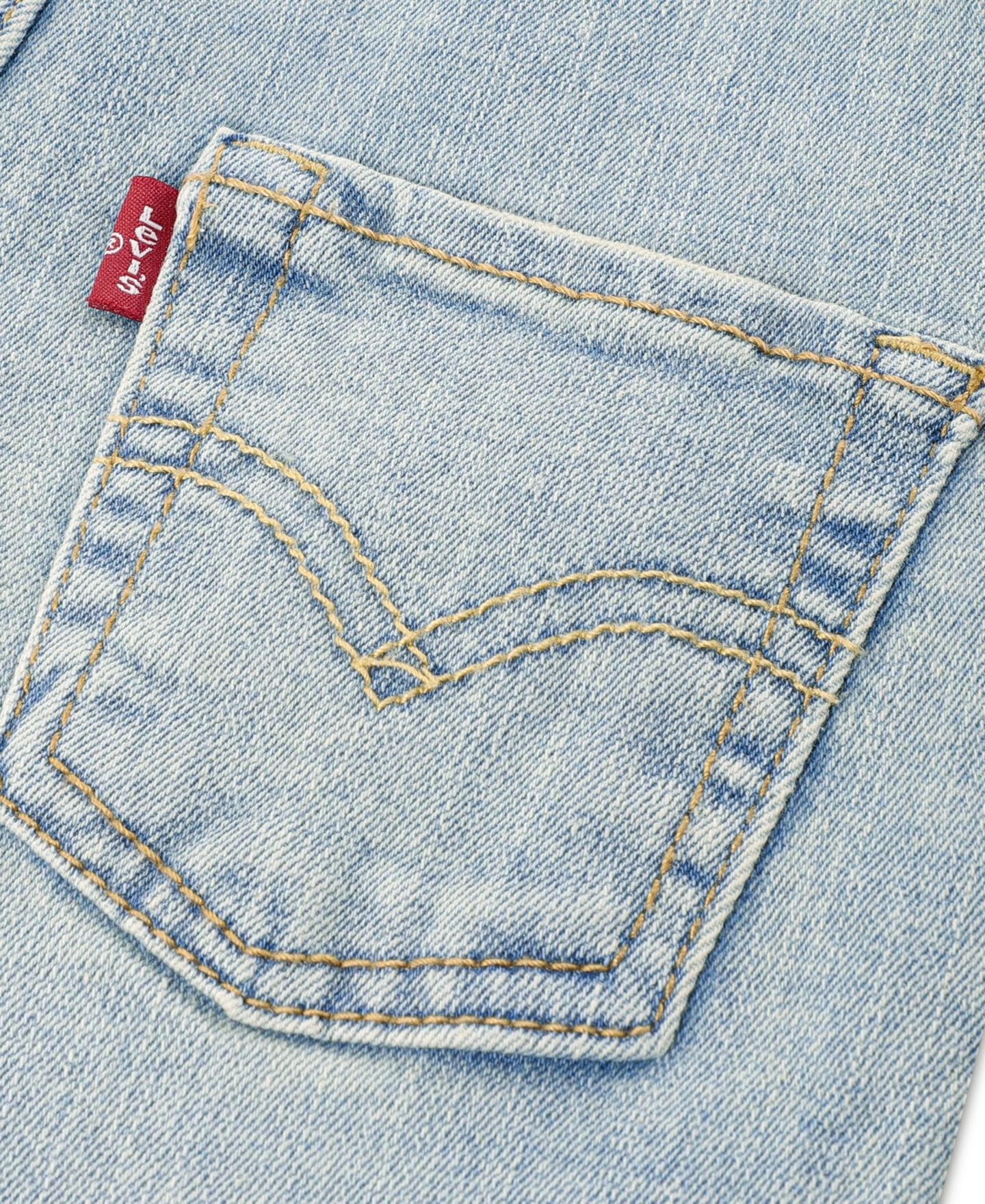 Комбинезон Levi's Baggy Denim Overalls для мальчиков-малышей, цвет: Luxor Last — фото 4