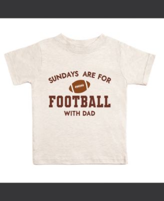Baby Boys 12M- 18M Sundays Are For Football Short Sleeve T-Shirt