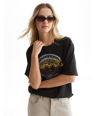 Women's Embroidered Loose-Fit T-Shirt