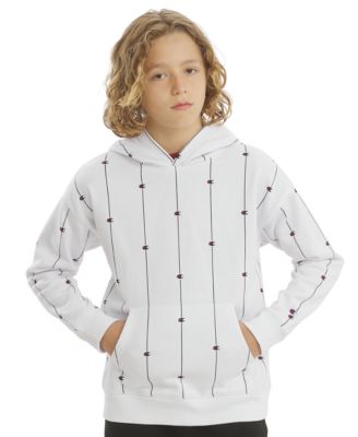 Boys' 8-20 Allover Print Oversized Hoodie