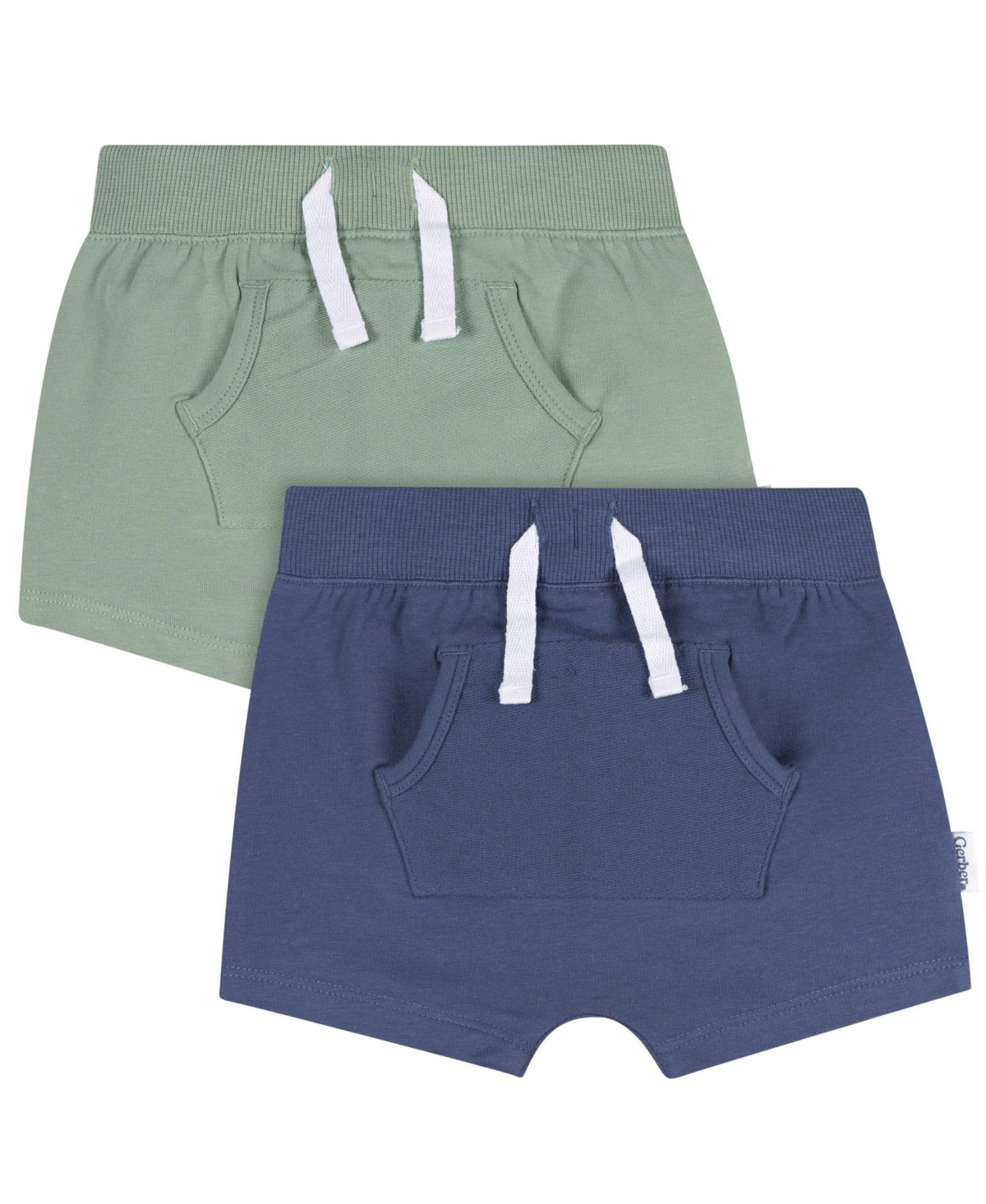 Gerber Baby Boys'(0-24M) Shorts - 2-Pack