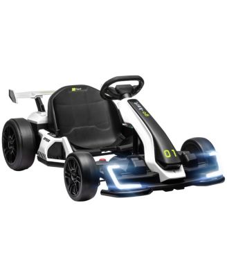 24V 7.5 MPH Drifting Go Kart, 110 lbs Capacity, Ages 6-12