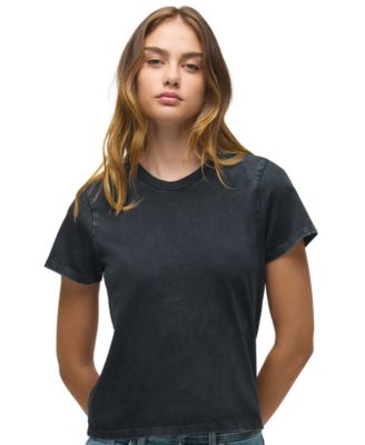 Women's Relaxed Crewneck Short-Sleeve Cotton T-Shirt