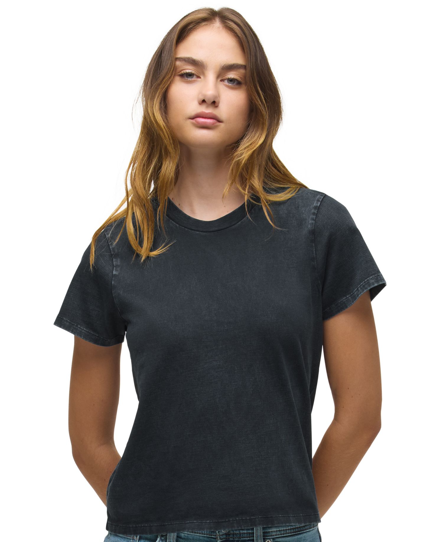 Women's Relaxed Crewneck Short-Sleeve Cotton T-Shirt