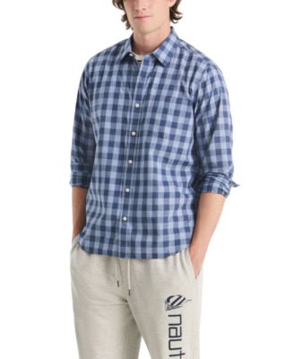 Men's Plaid  Long-Sleeve Shirt