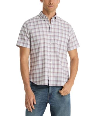 Men's Plaid Short-Sleeve Shirt