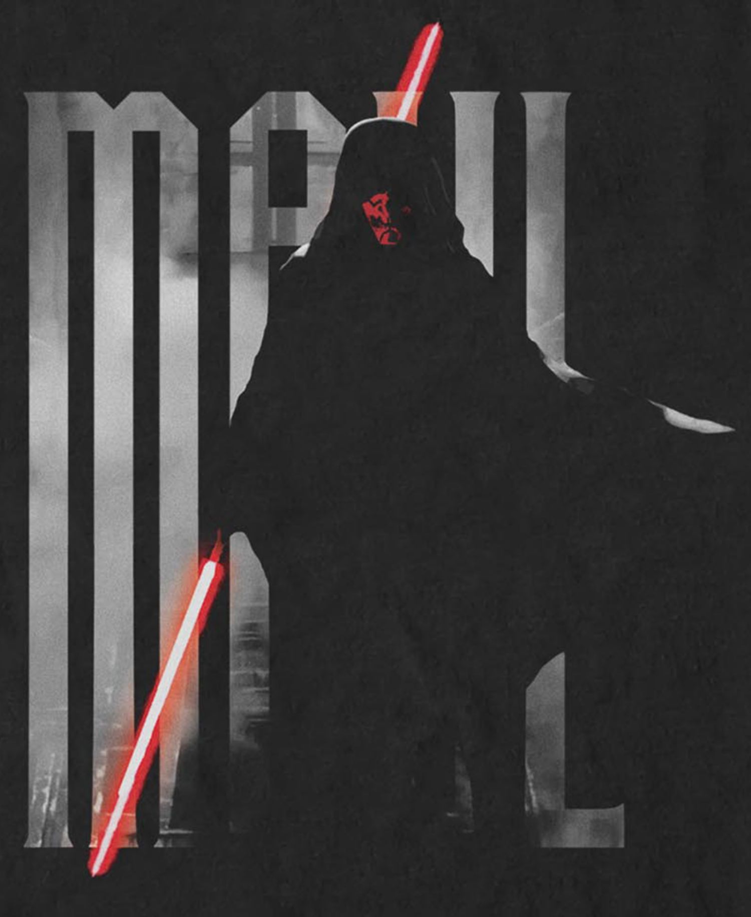 Men's Star Wars Maul Shadow Graphic T-Shirt