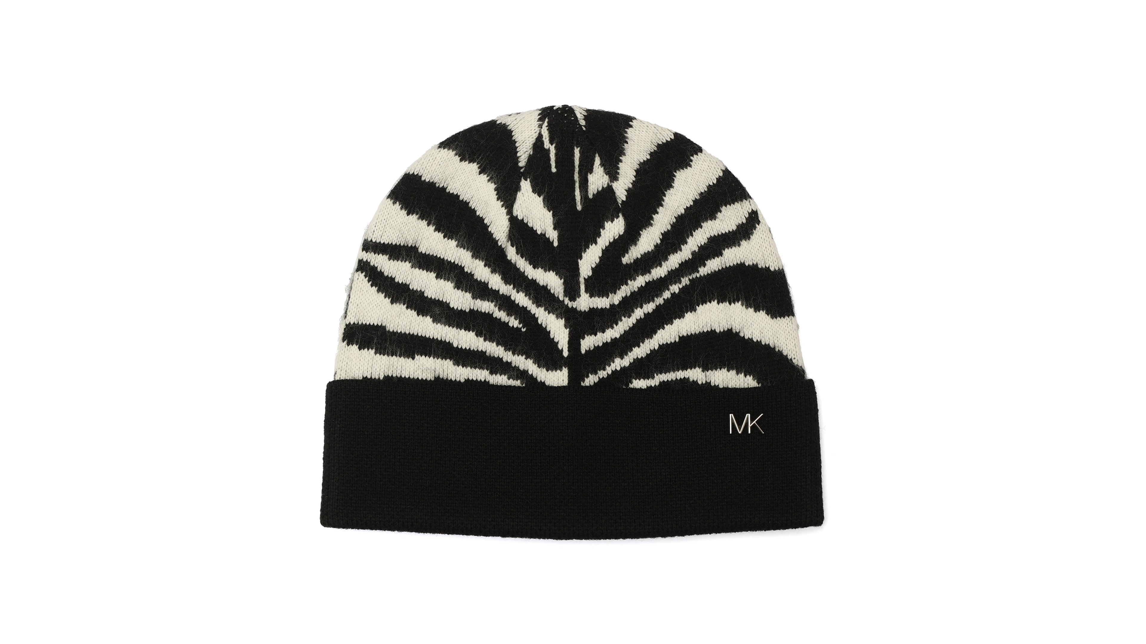 Michael Michael Kors Zebra Spine Cuff Beanie Hat