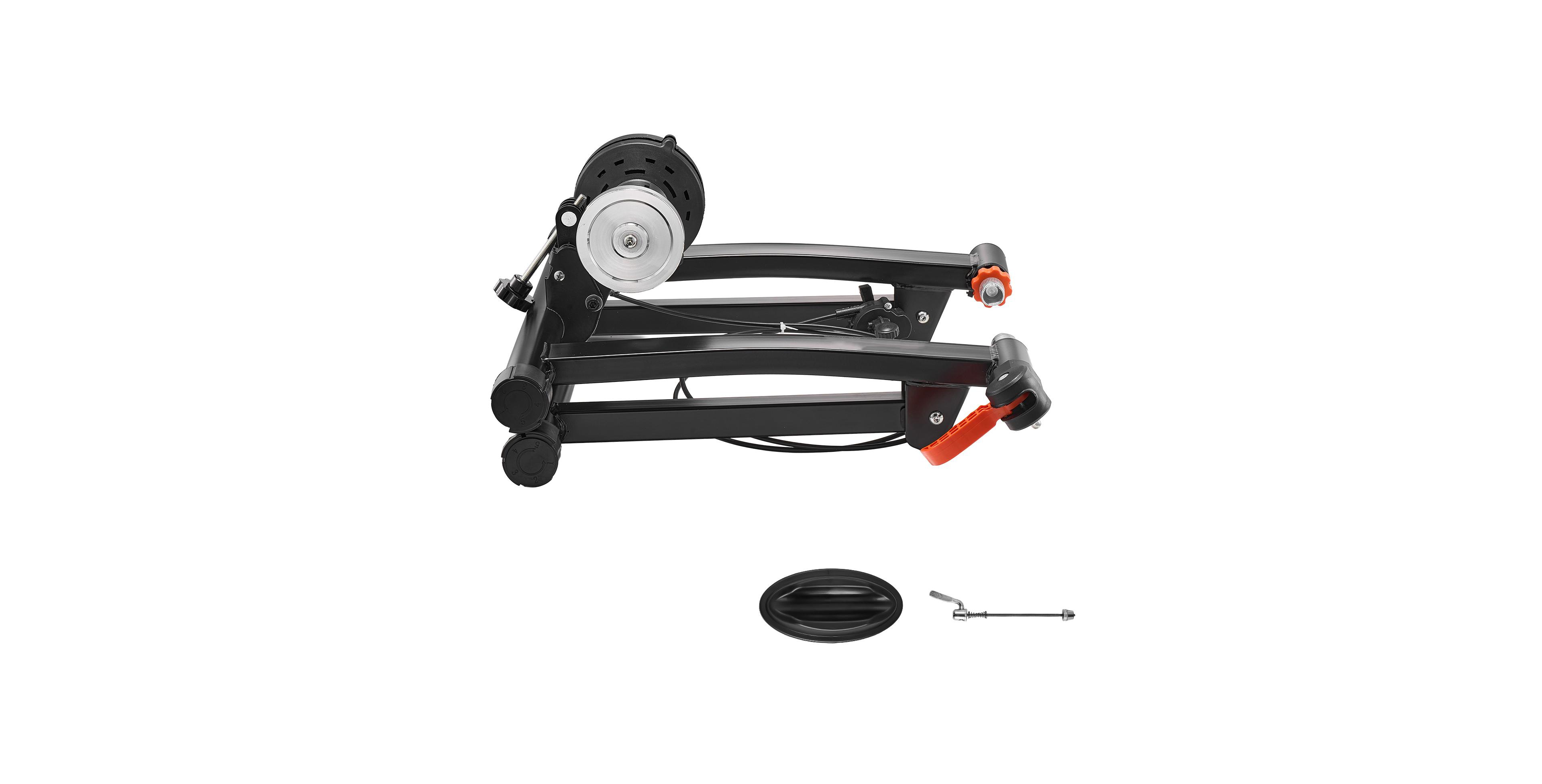 Sevorley Foldable Magnetic Bike Trainer Stand, 6-Level Resistance, 26-29 in and 700C Wheels