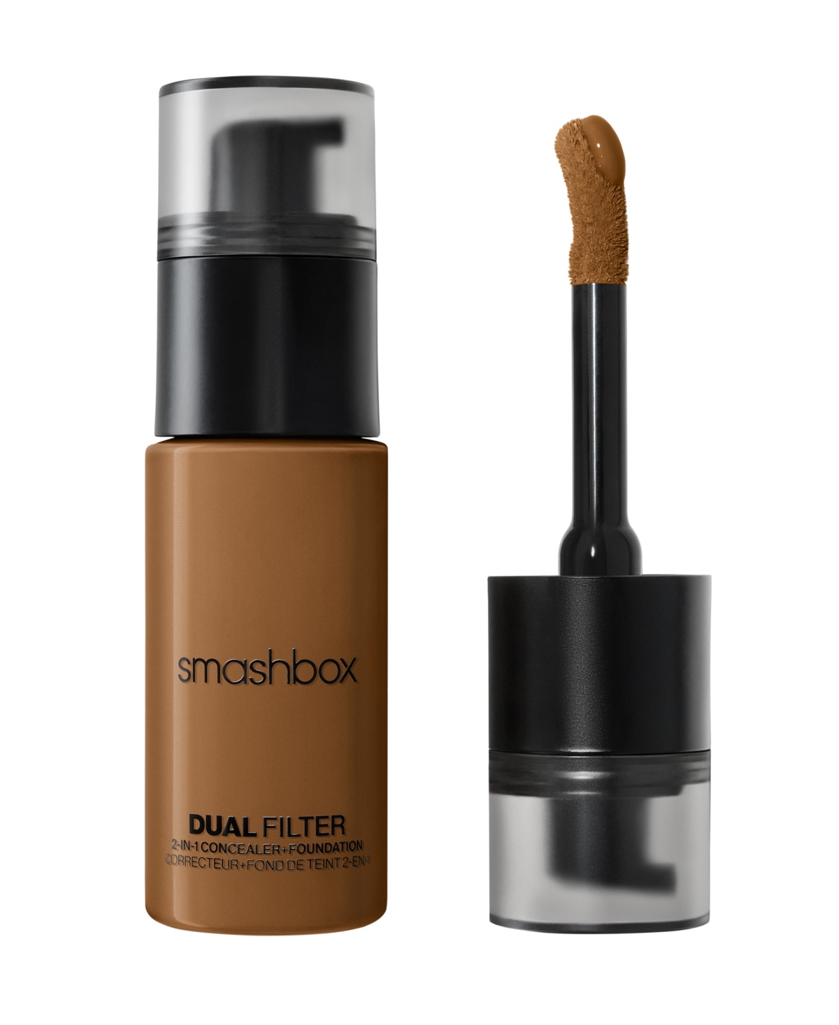 Smashbox Dual Filter 2-in-1 Concealer + Foundation, 1 Oz. In Dark Deep 30 Olive