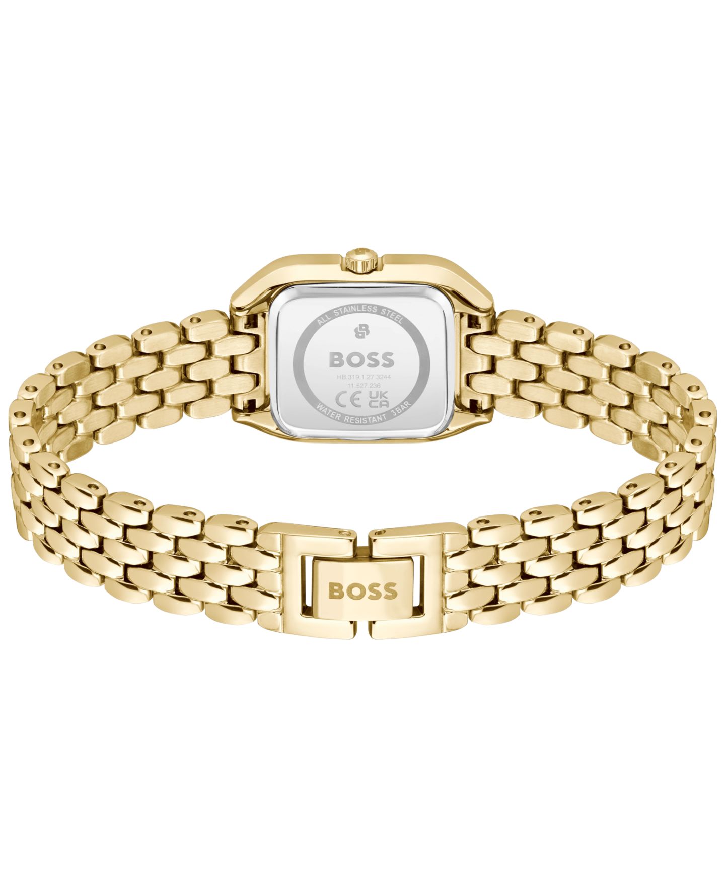 Женские часы Hugo Boss Mae Petite Quartz Ionic Plated Thin Gold Steel Watch 22mm — фото 3