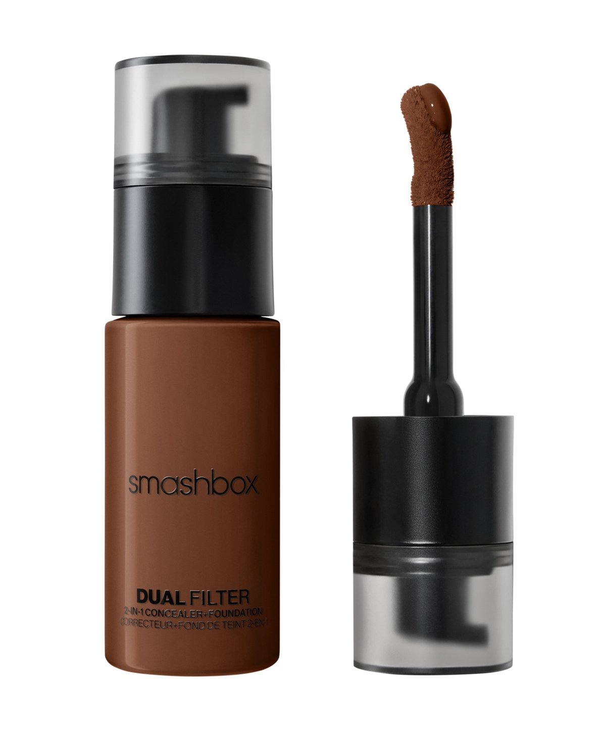 Smashbox Dual Filter 2-in-1 Concealer + Foundation, 1 Oz. In Deep 34 Cool