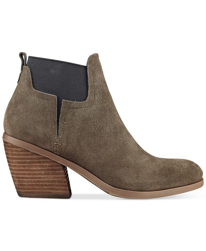 guess booties block heel