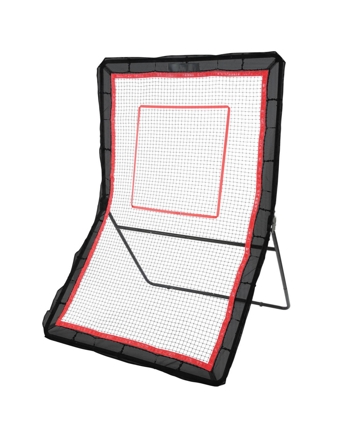 Sevorley Lacrosse Rebounder, 5x7 ft Adjustable Bounce Back Net, Baseball Softball Pitchback Training Screen with Target