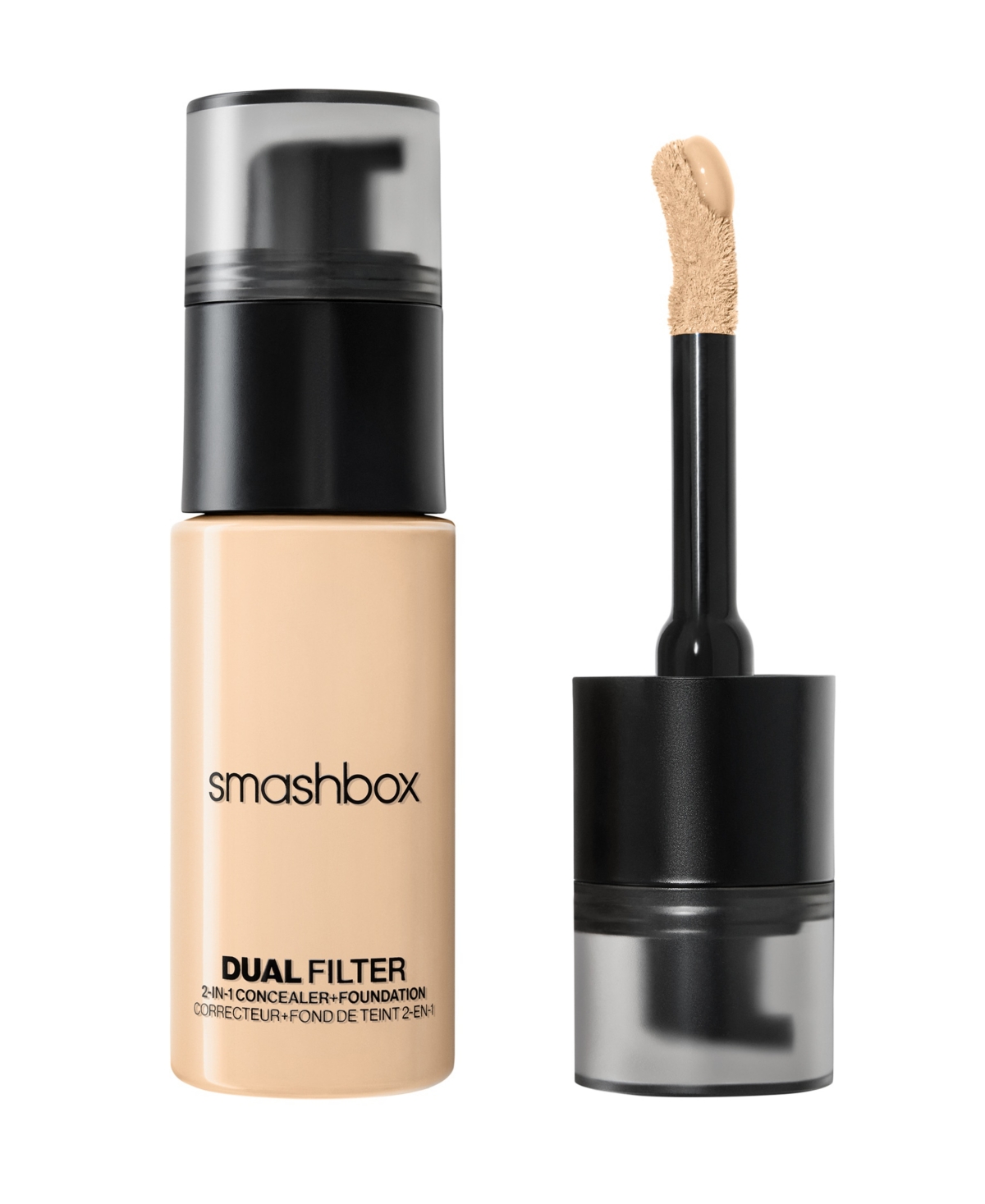Smashbox Dual Filter 2-in-1 Concealer + Foundation, 1 Oz. In Fair 3 Warm