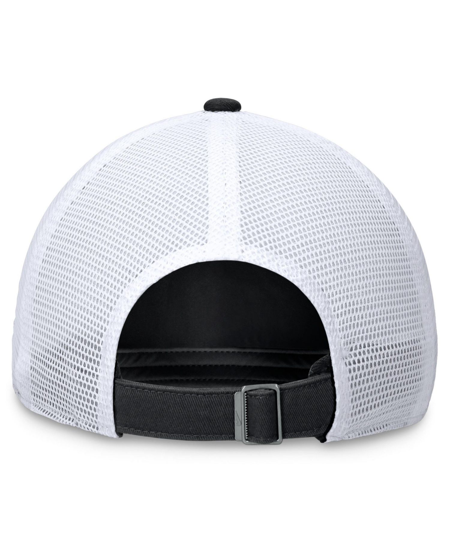 Men's Black Miami Marlins Wordmark Adjustable Trucker Hat