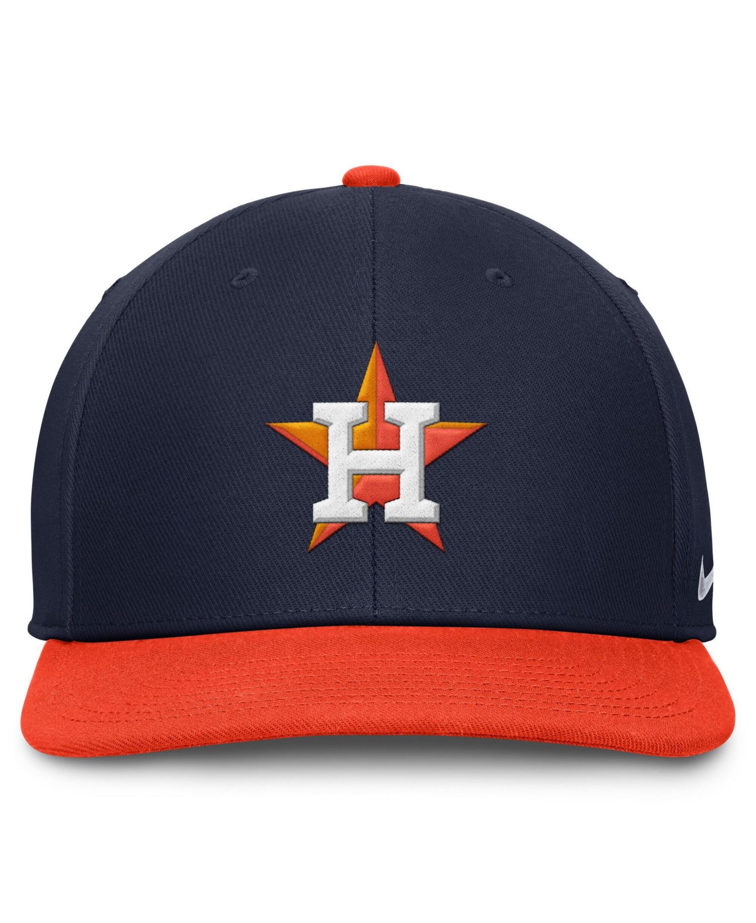 Men's Navy/Orange Houston Astros Pro Dri-FIT snapback Hat