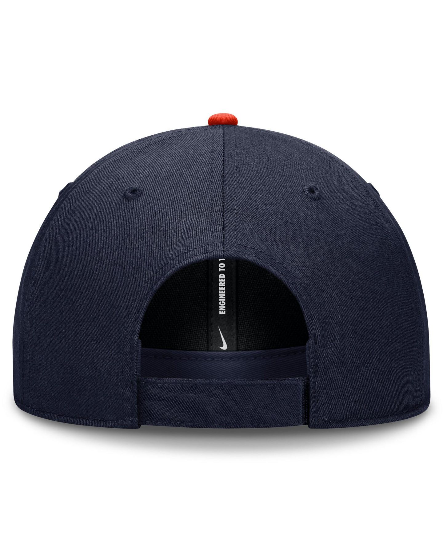 Мужская кепка Nike Navy/Orange Houston Astros Dri-FIT Club Adjustable Hat — фото 4