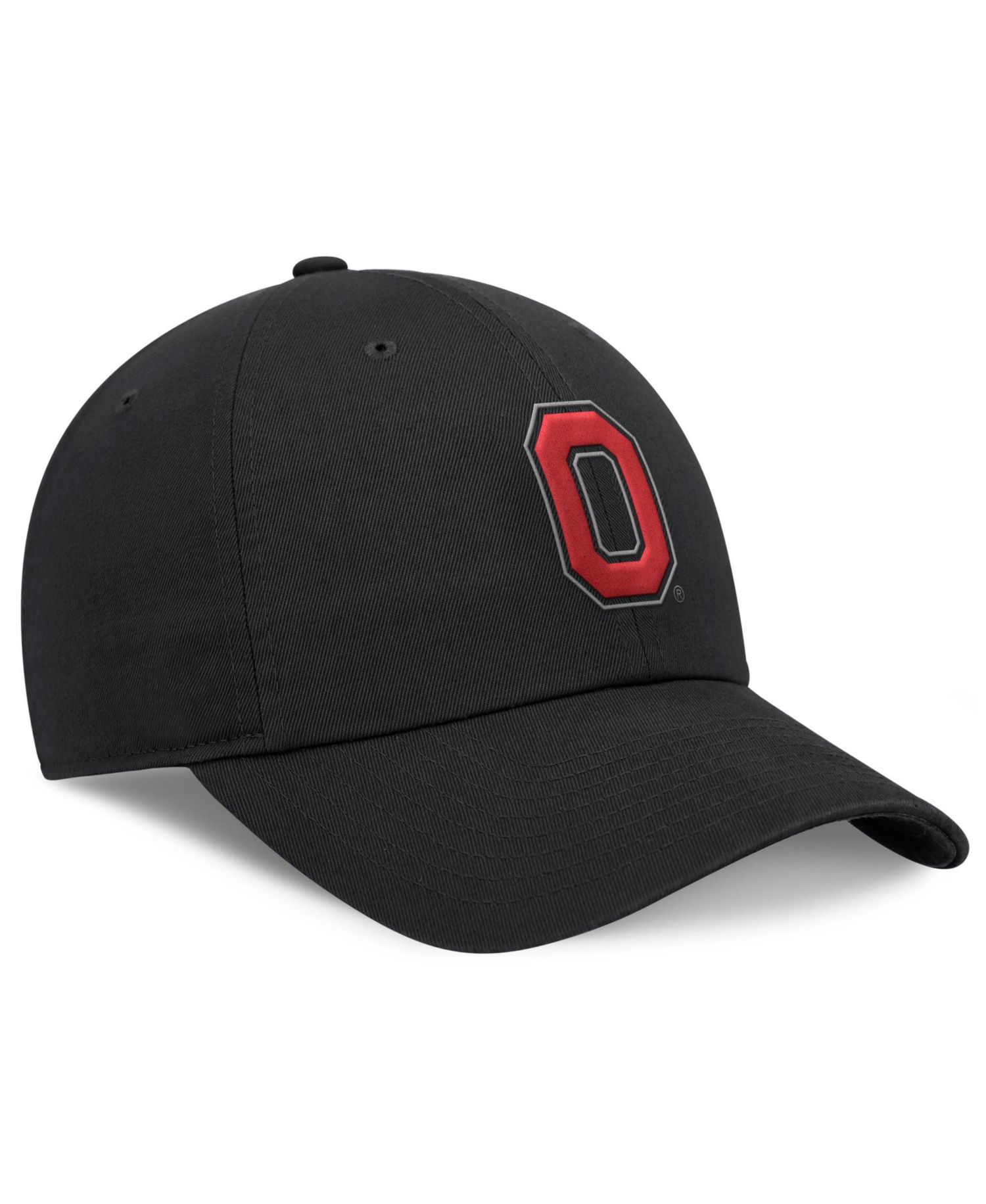 Men's Black Ohio State Buckeyes Club Dri-FIT Adjustable Hat