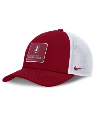 Men's Cardinal/White Stanford Cardinal 2025 On-Field Rise Engineered Trucker Adjustable Hat