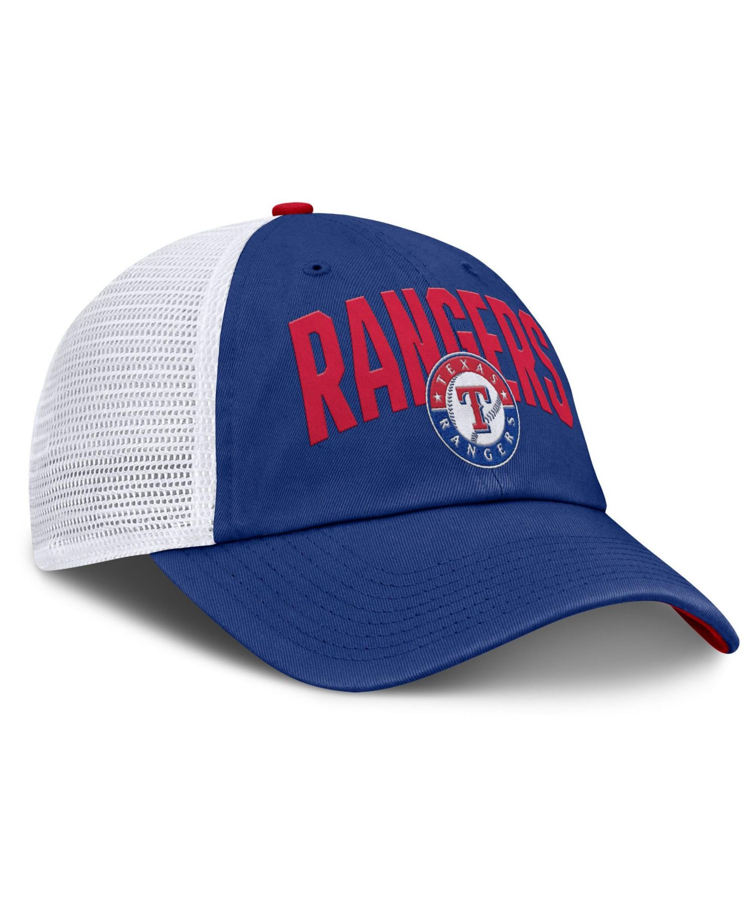 Men's Royal Texas Rangers Primetime Club Adjustable Trucker Hat