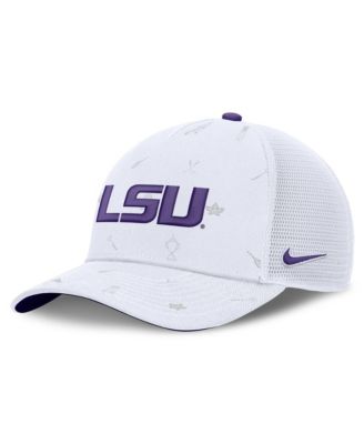 Men's and Women's White LSU Tigers Country Club Golfin' Rise Trucker Adjustable Hat
