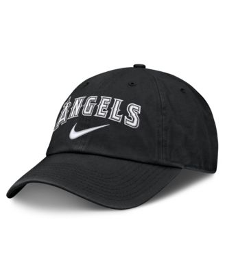 Men's Black Los Angeles Angels Primetime Club Adjustable Hat