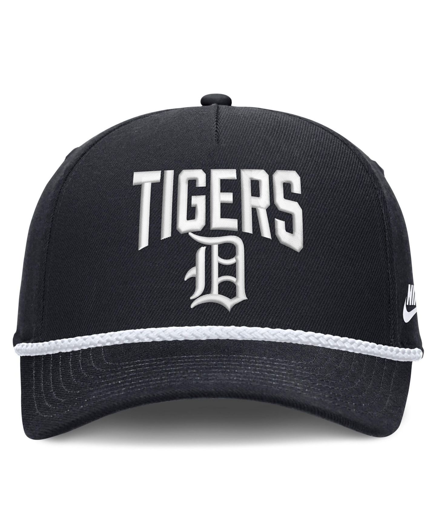 Мужская кепка Nike Navy Detroit Tigers Cooperstown Rise Adjustable Hat — фото 2