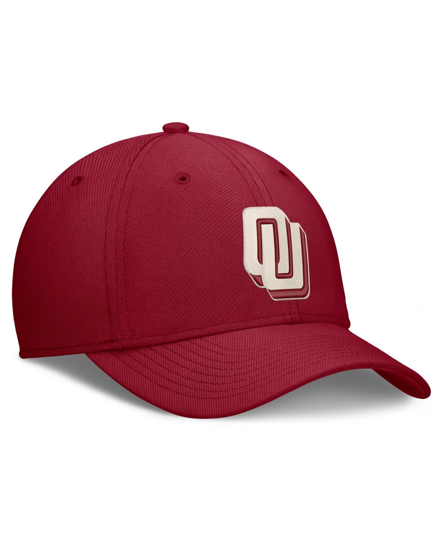 Men's Crimson Oklahoma Sooners Dri-FIT Vintage Rise Swooshflex Flex Hat
