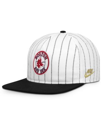 Men's White/Black Boston Red Sox Cooperstown Collection Pro Adjustable Hat