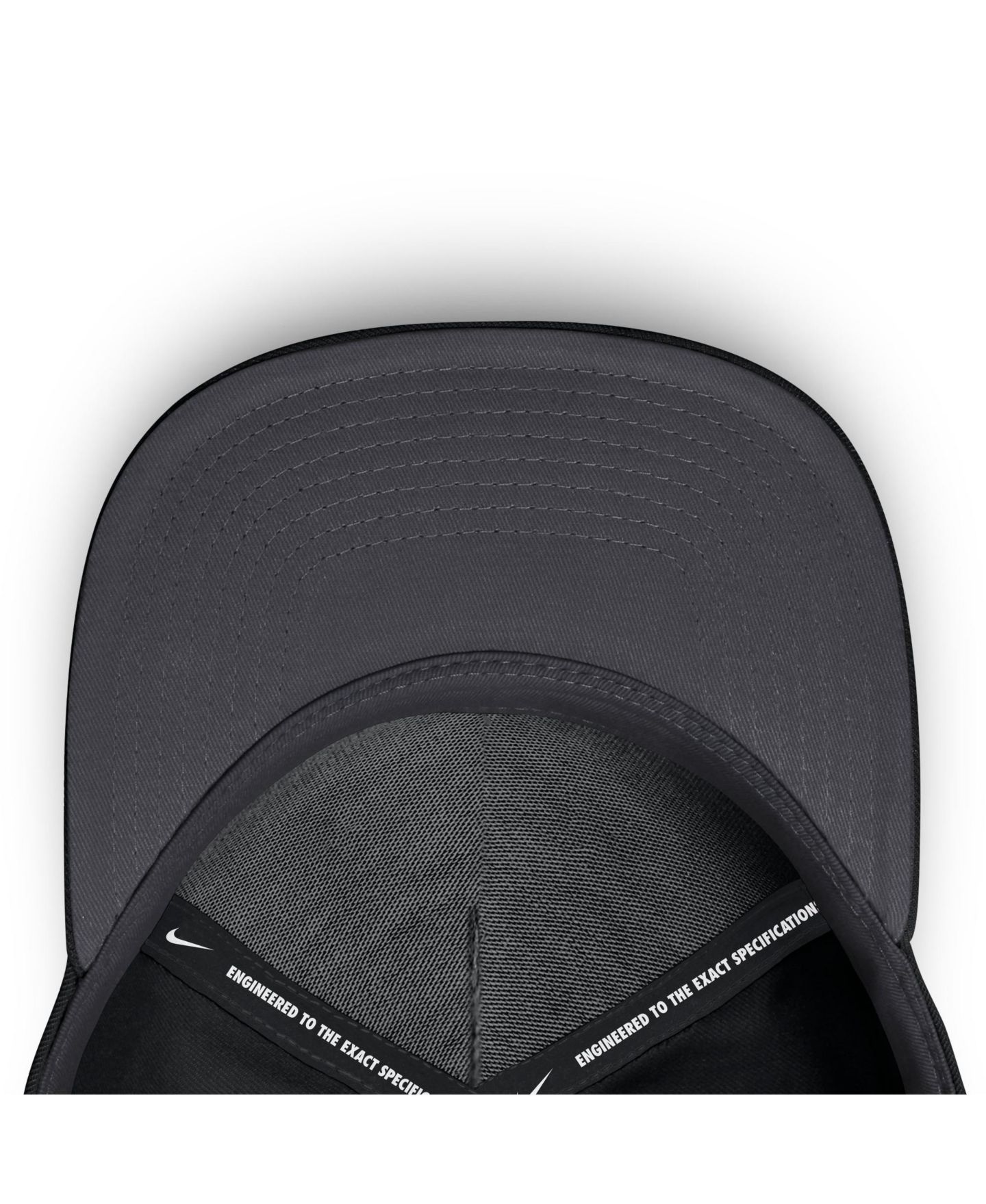 Мужская кепка Nike Black Duke Blue Devils 2026 Sideline Dri-FIT Rise Adjustable Hat — фото 3