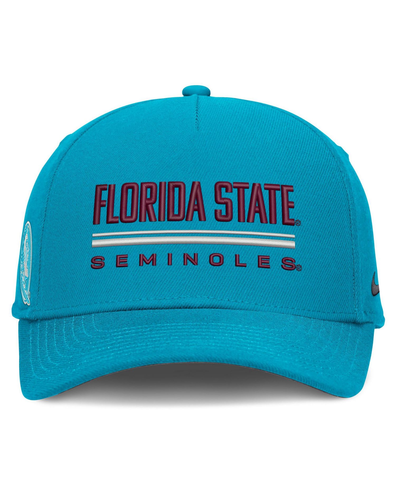 Men's Turquoise Florida State Seminoles 2026 Sideline Dri-FIT Rise Adjustable Hat