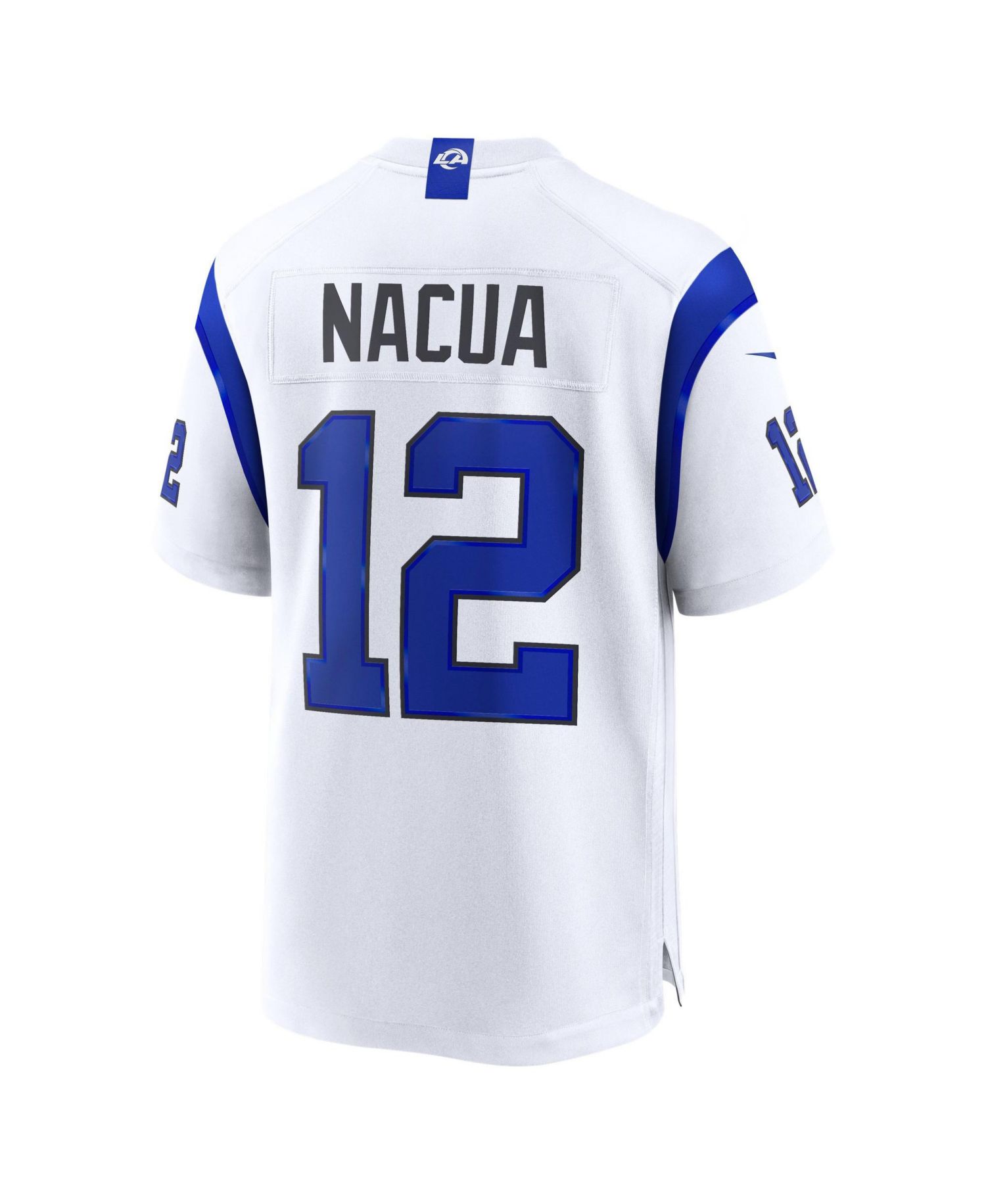 Men's Puka Nacua Los Angeles Rams Fearsome White Game Jersey