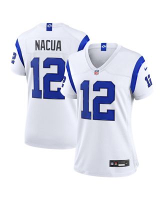 Women's Puka Nacua Los Angeles Rams Fearsome White Game Jersey