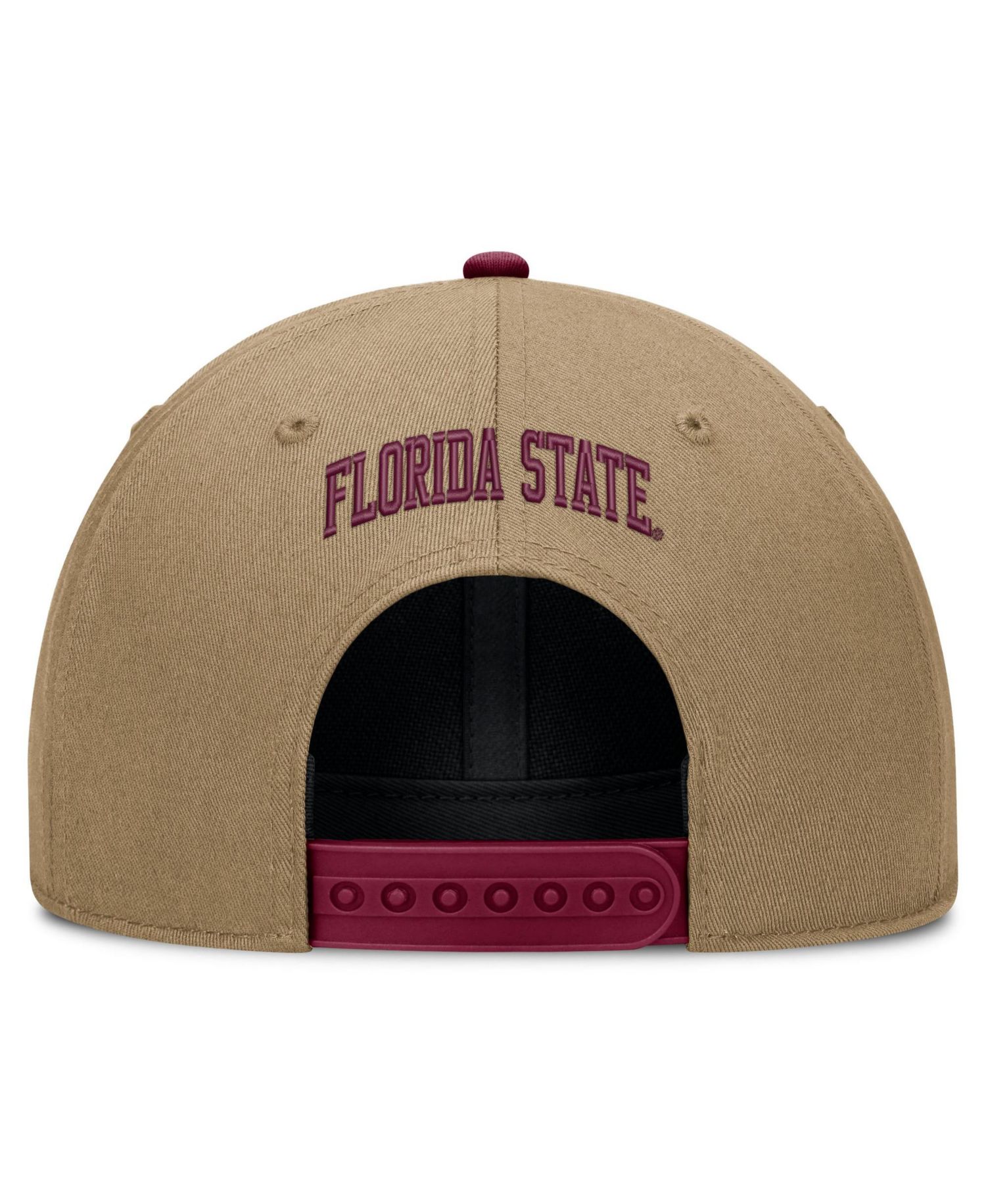 Men's and Women's Beige/Garnet Florida State Seminoles Primetime Rise Dri-FIT Adjustable Hat