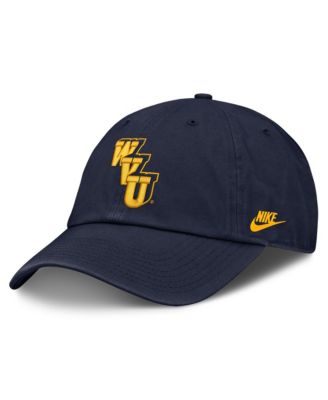 Men's and Women's Navy West Virginia Mountaineers Legacy Letter Club Adjustable Hat