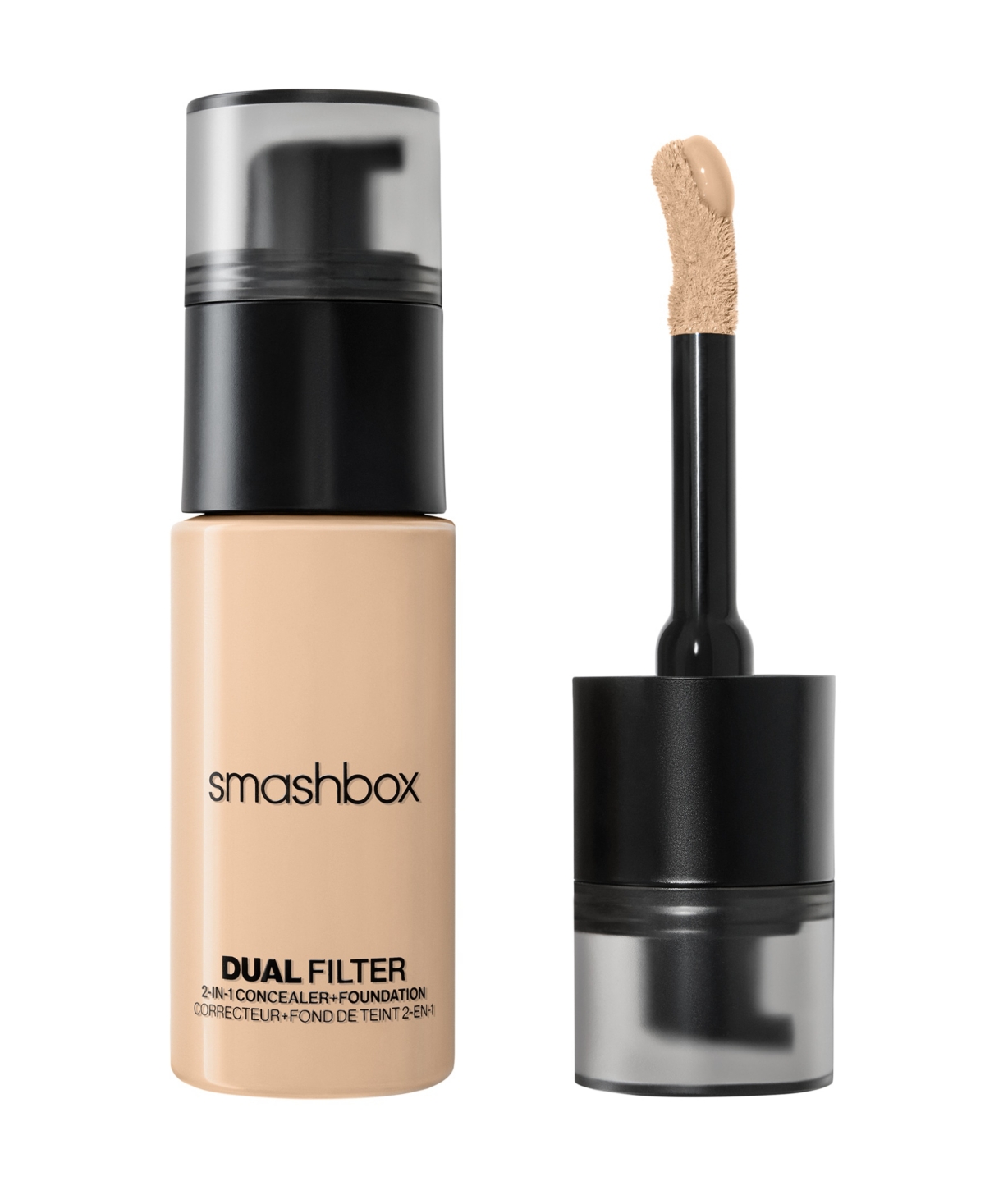 Smashbox Dual Filter 2-in-1 Concealer + Foundation, 1 Oz. In Fair Light 6 Warm
