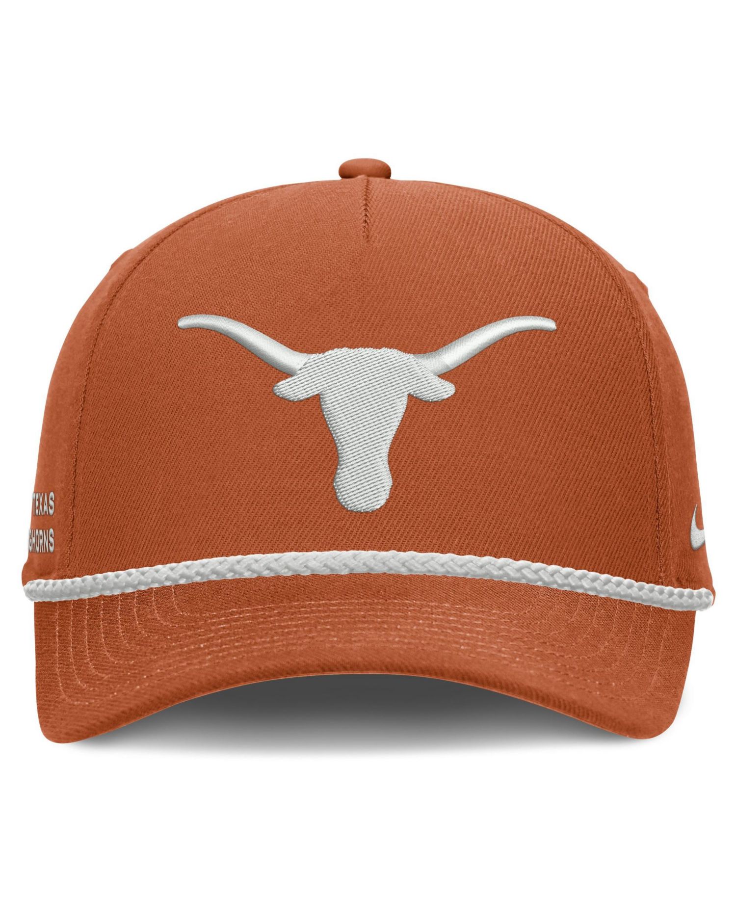 Men's and Women's Texas Orange Texas Longhorns Rope Rise Adjustable Hat