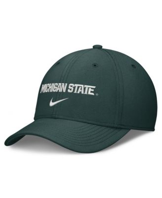 Men's Green Michigan State Spartans Rise On-Field SwooshFlex Dri-FIT Flex Hat