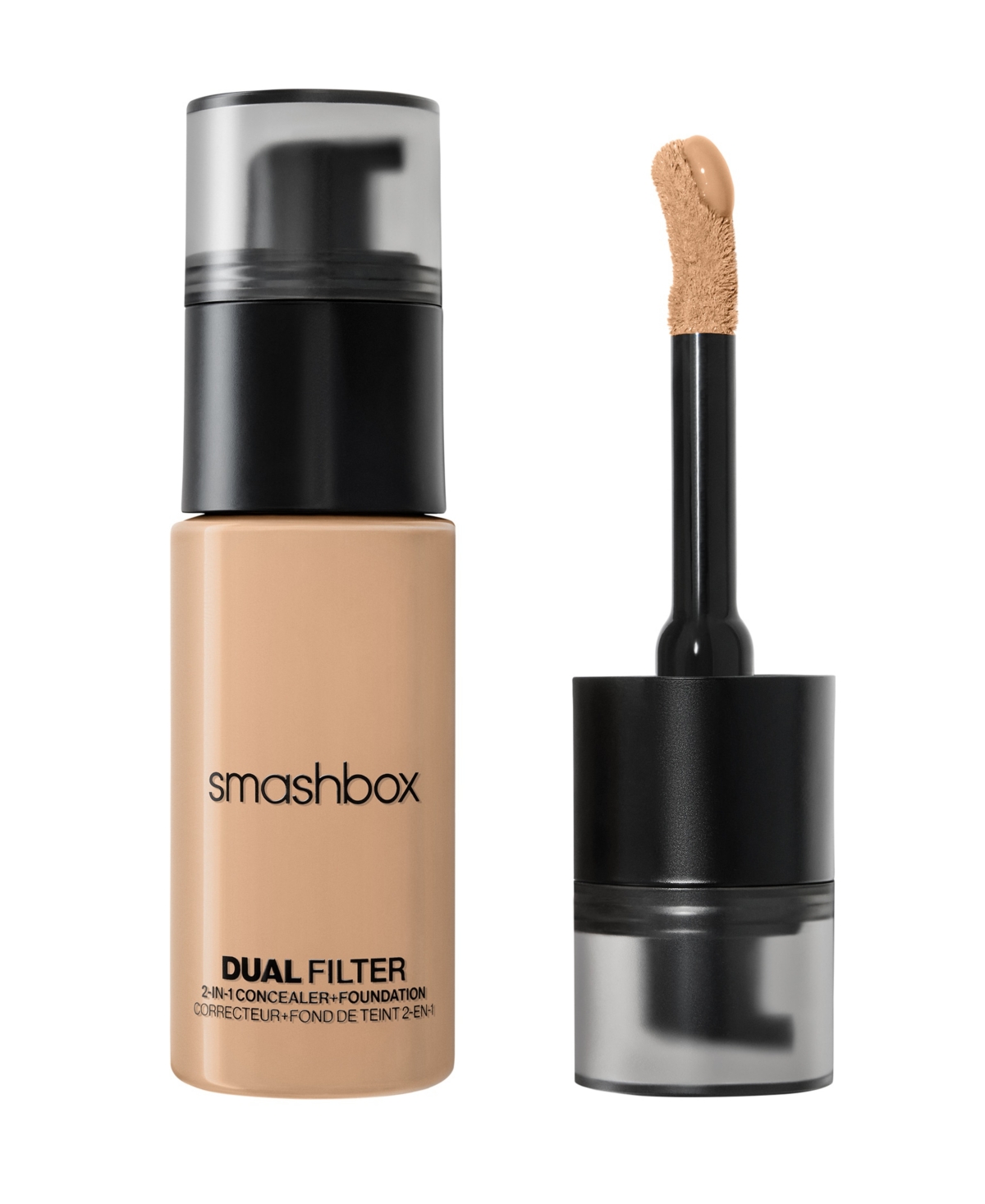 Smashbox Dual Filter 2-in-1 Concealer + Foundation, 1 Oz. In Light 10 Neutral