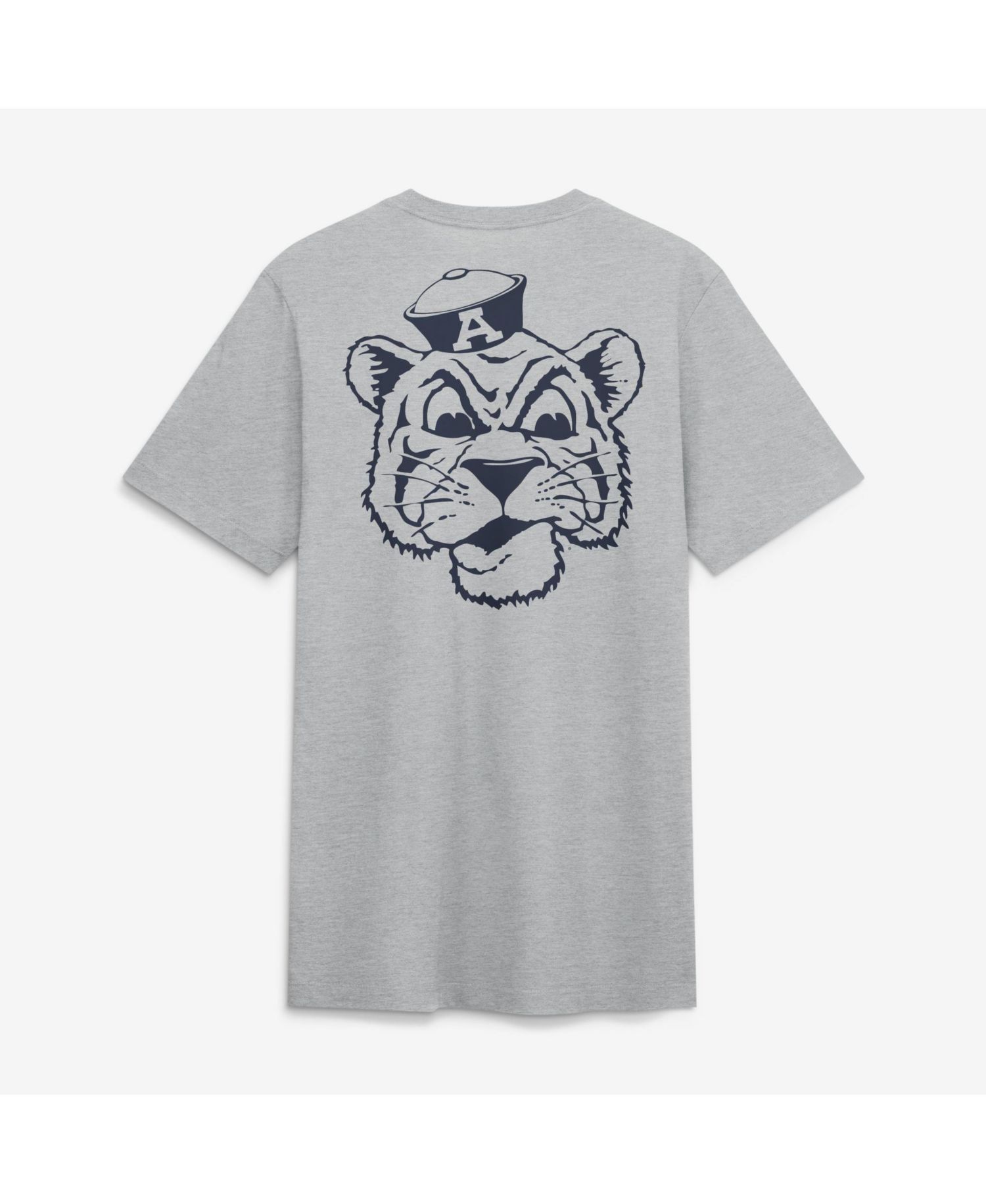 Men's Heather Gray Auburn Tigers Arch Wordmark Legacy Tri-Blend T-Shirt