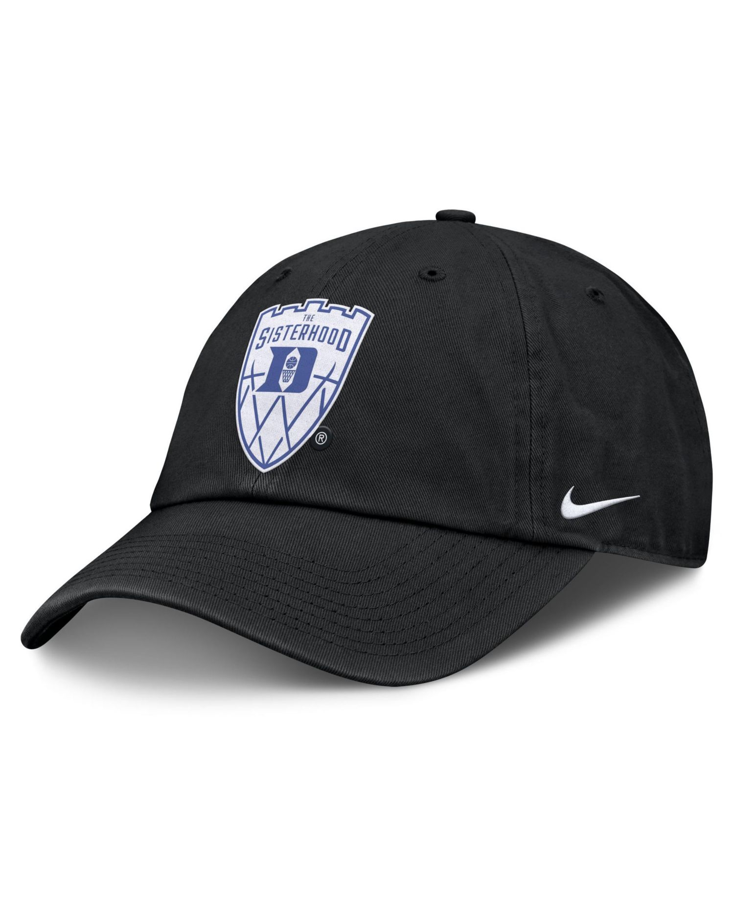 Men's Black Duke Blue Devils The Sisterhood Club Adjustable Hat