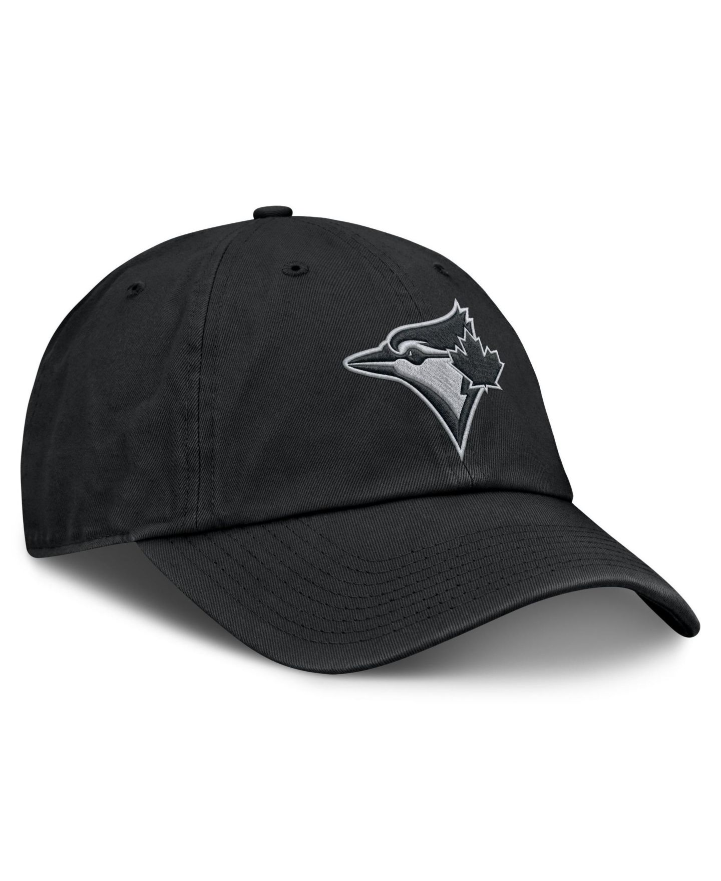 Мужская кепка Nike Black Toronto Blue Jays Tonal Club Adjustable Hat — фото 3