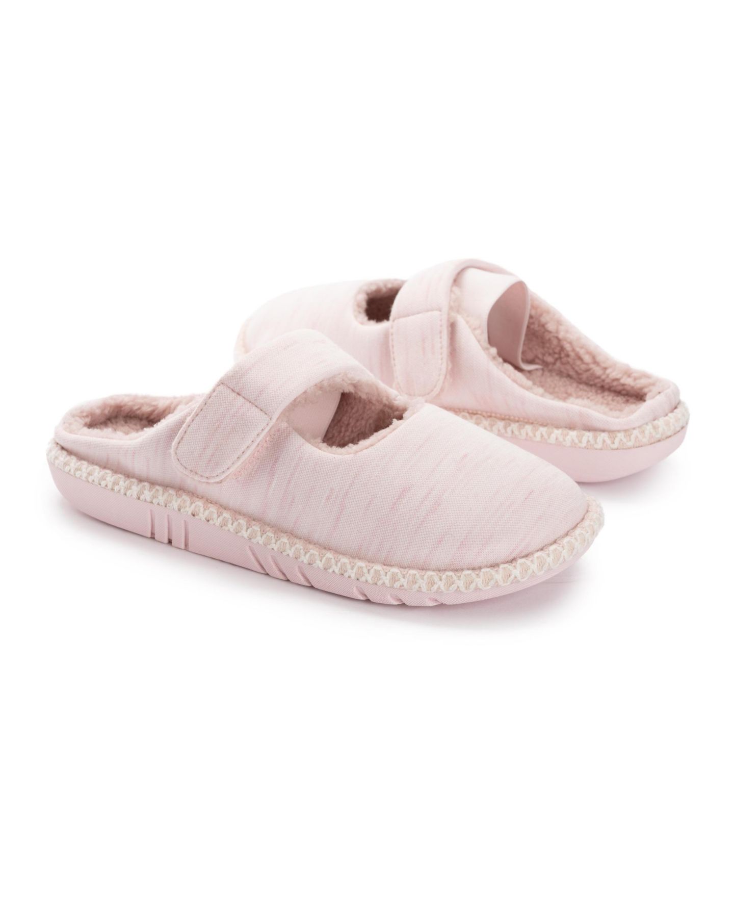 Женские тапочки MUK LUKS All Day Mary Jane Slippers, цвет: Розовый — фото 9