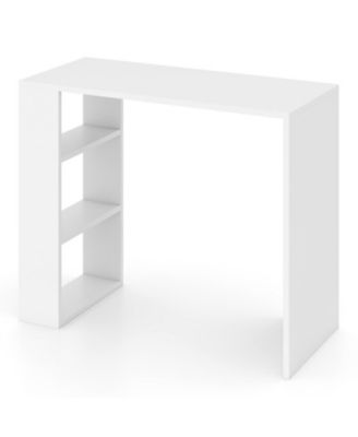 36-Inch Computer Desk with 3 Open Shelves for Home Office